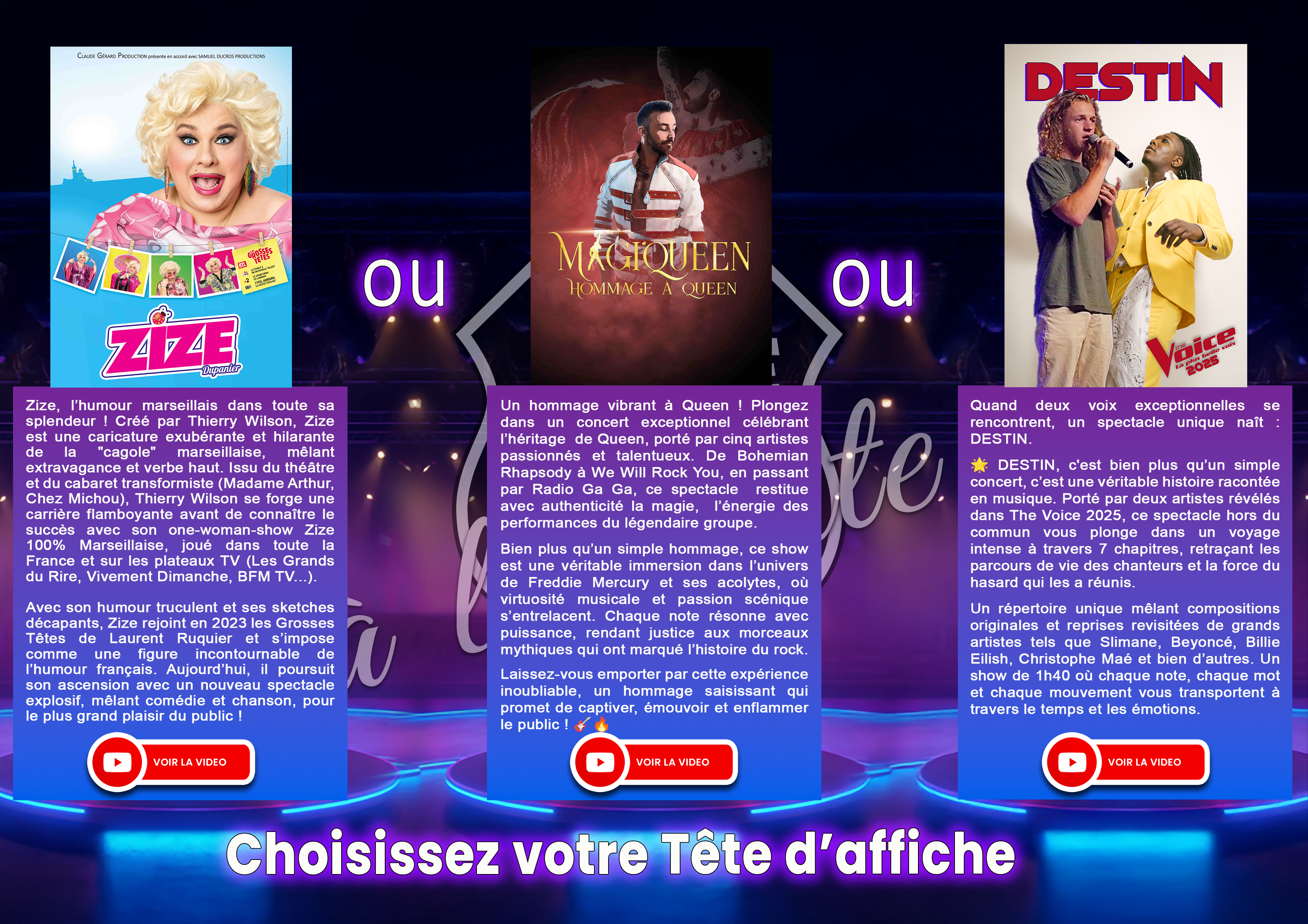 Claude Gérard Production présente Route 83 à la carte 